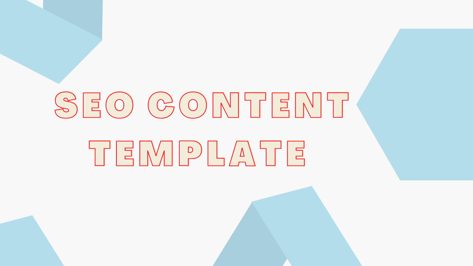 Free SEO Content Template (PDF/DOCX/Google Doc) Writecream