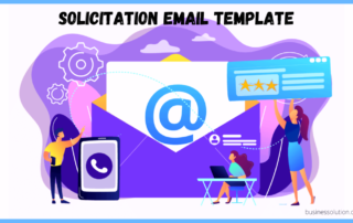 Solicitation Email Template