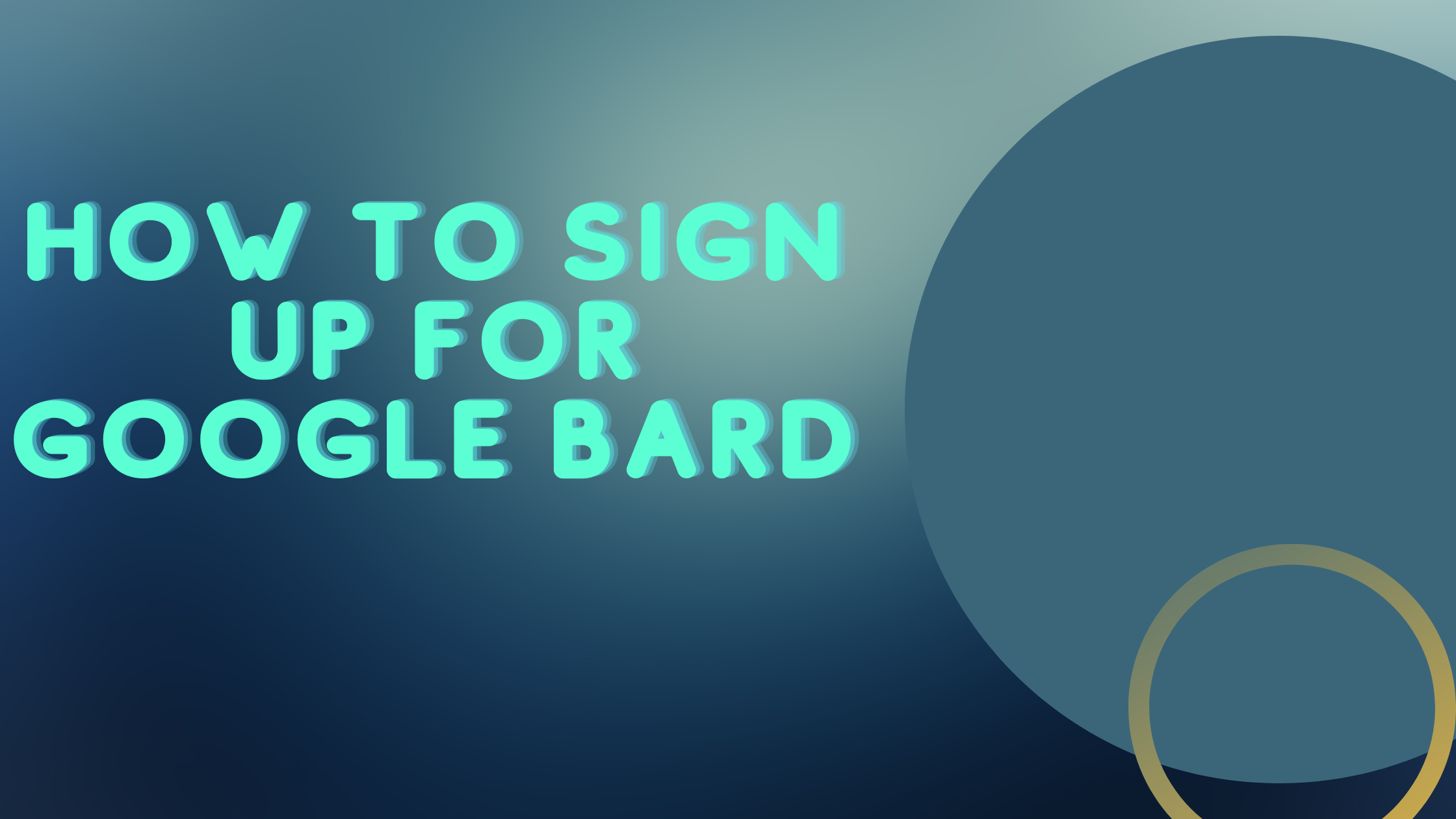 Sign up to try Bard from Google